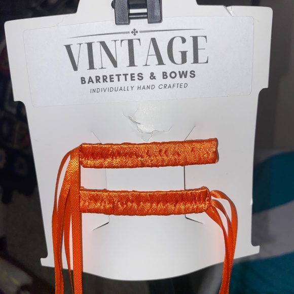 🎅🏻 BOGO!!!! 2 For 1 Thru 12-19 Braided Barrettes Handmade 80s Vintage Retro - Picture 3 of 13